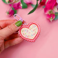 Very Close To A Little Meltdown | Double Sided Heart Shaped Key Chain