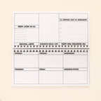 Ringbound Week Planner - Blue & Green
