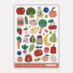 Mini Sticker Sheet - At The Farmer's Market
