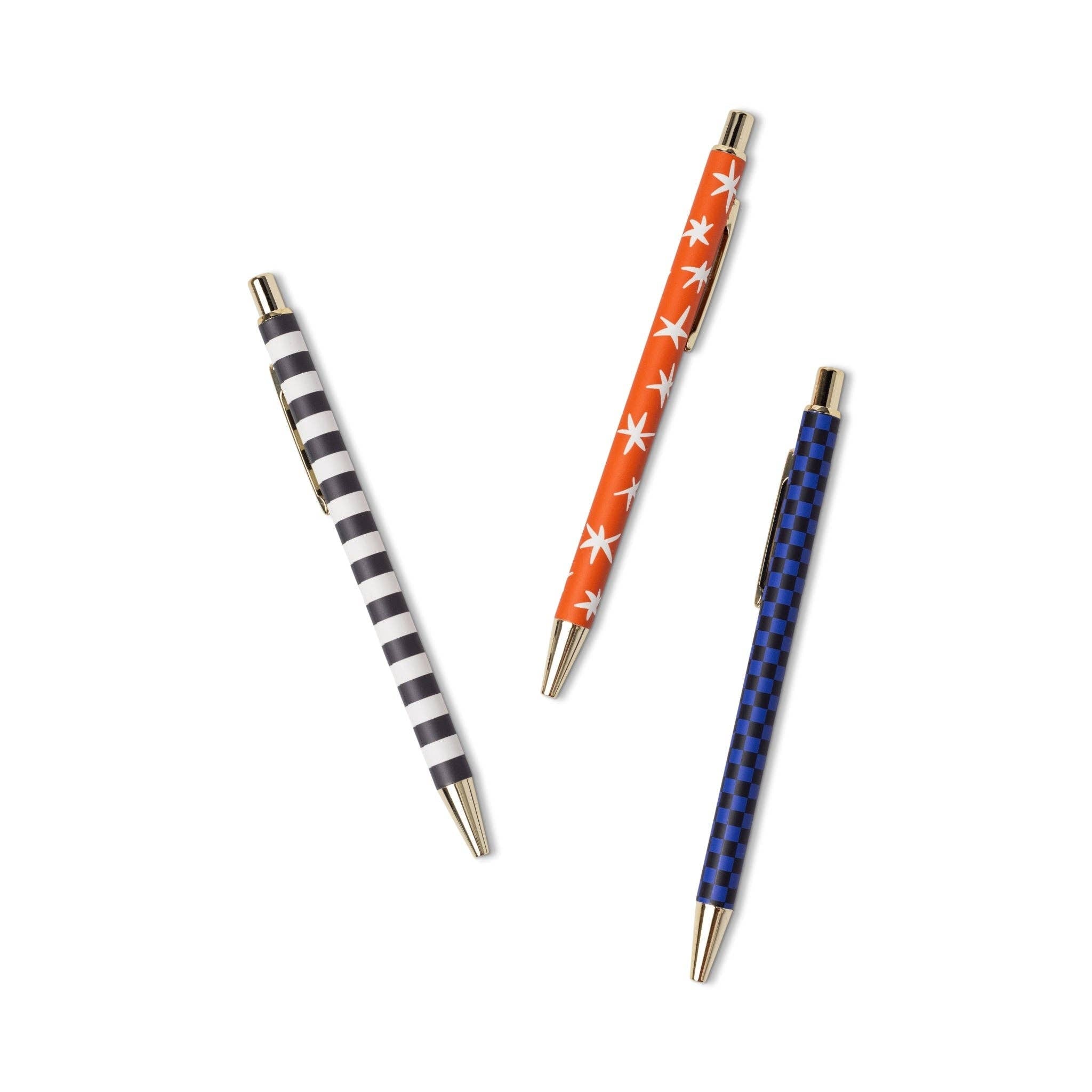 DesignWorks Ink A Dopo 3 Pen Set - Stripe, Star, Check