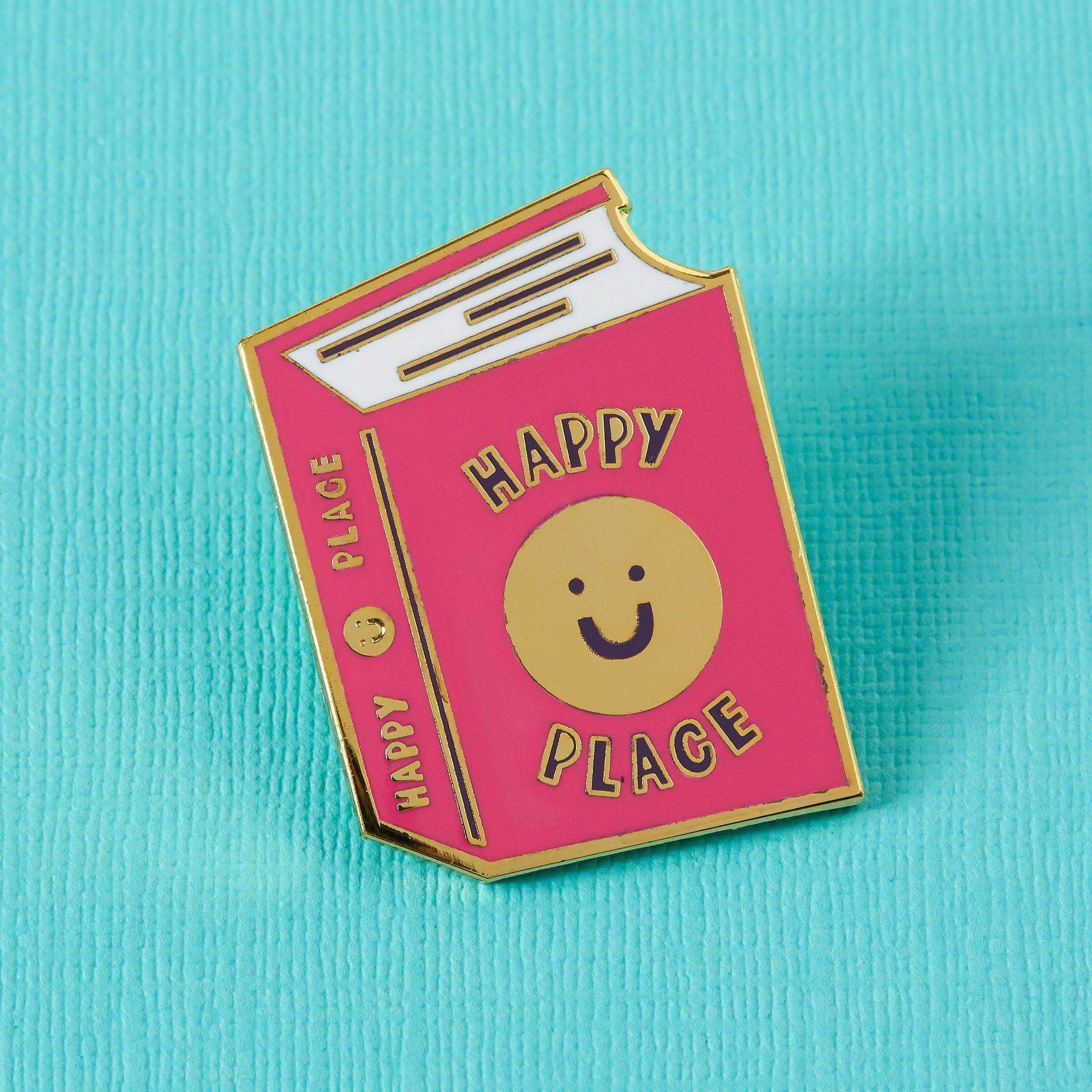 Happy Pin Switch Happy Place Enamel Pin – Lazy Lobster Norwich