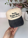 Pepsi Max Embroidered Contrast Vintage Cap - Vintage Black