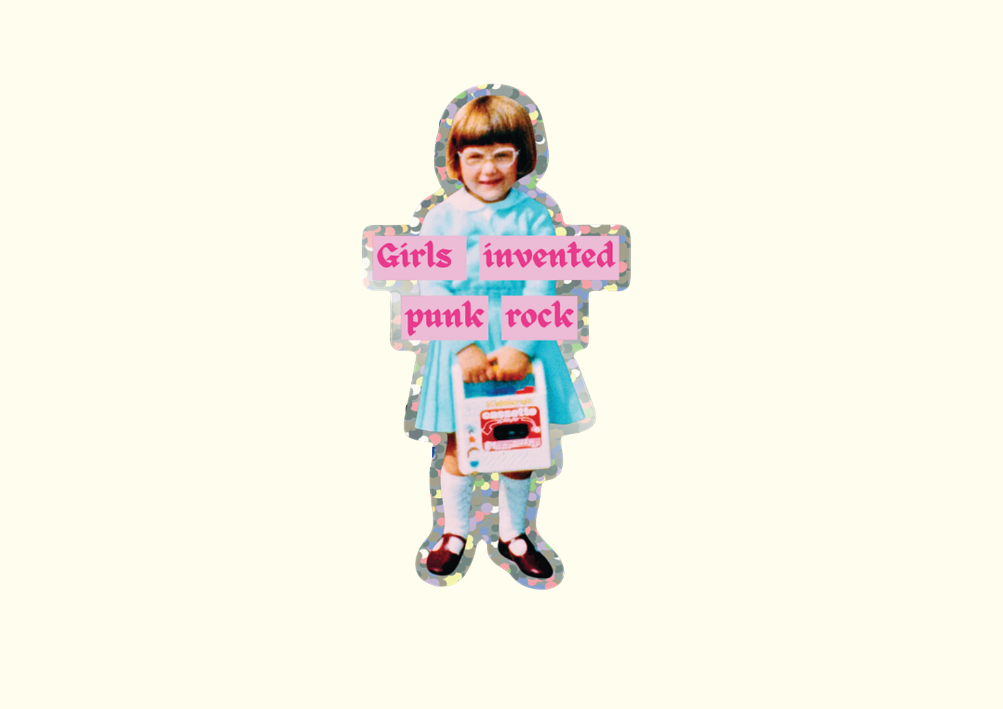 Girls Invented Punk Rock Sticker