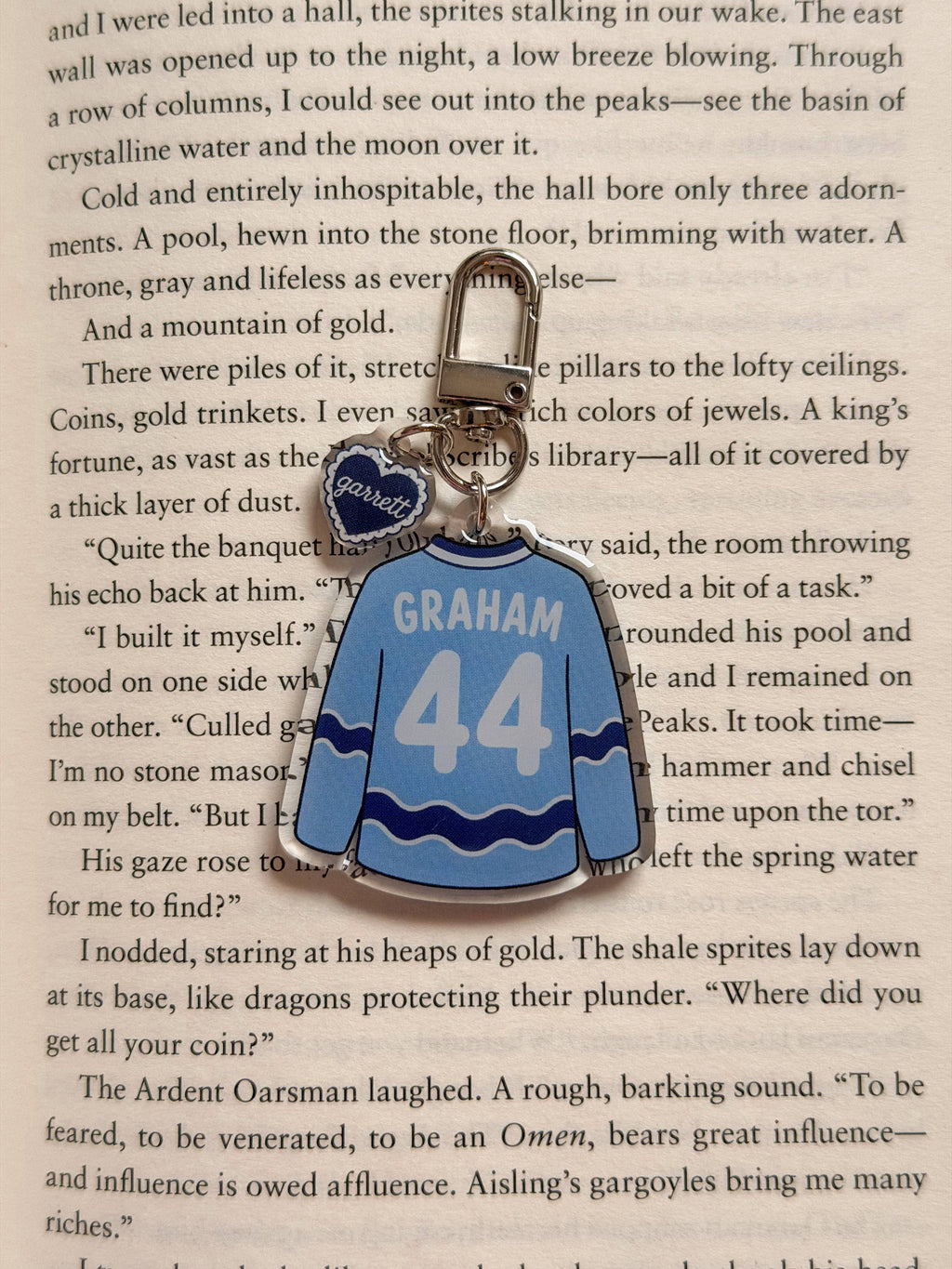 Hockey Boys Jersey Acrylic Keychain