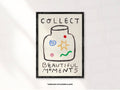 'Collect Beautiful Moments' Hand Painted Print