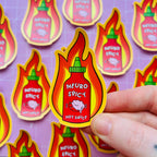 Neurospicy Hot Sauce Vinyl Sticker