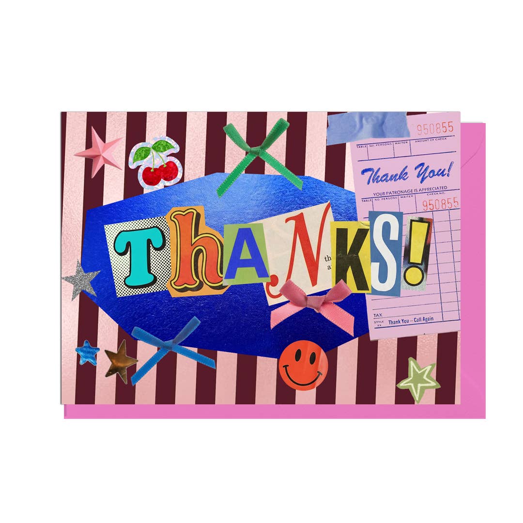 THANKS! JUNK JOURNAL CARD