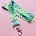 Green Happy Pills Lanyard