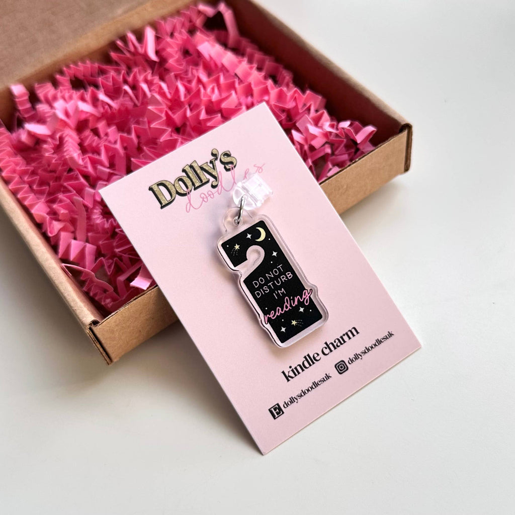 Kindle Charm - Do Not Disturb Book Club Reading Gift