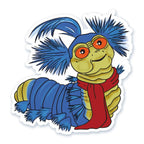 Labyrinth Worm Ello Vinyl Sticker