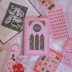 Romantasy Reading Journal – Literary 50 Book Review Notebook