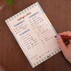 A5 Daily Planner Pad | Butter Blue