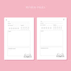 Romantasy Reading Journal – Literary 50 Book Review Notebook