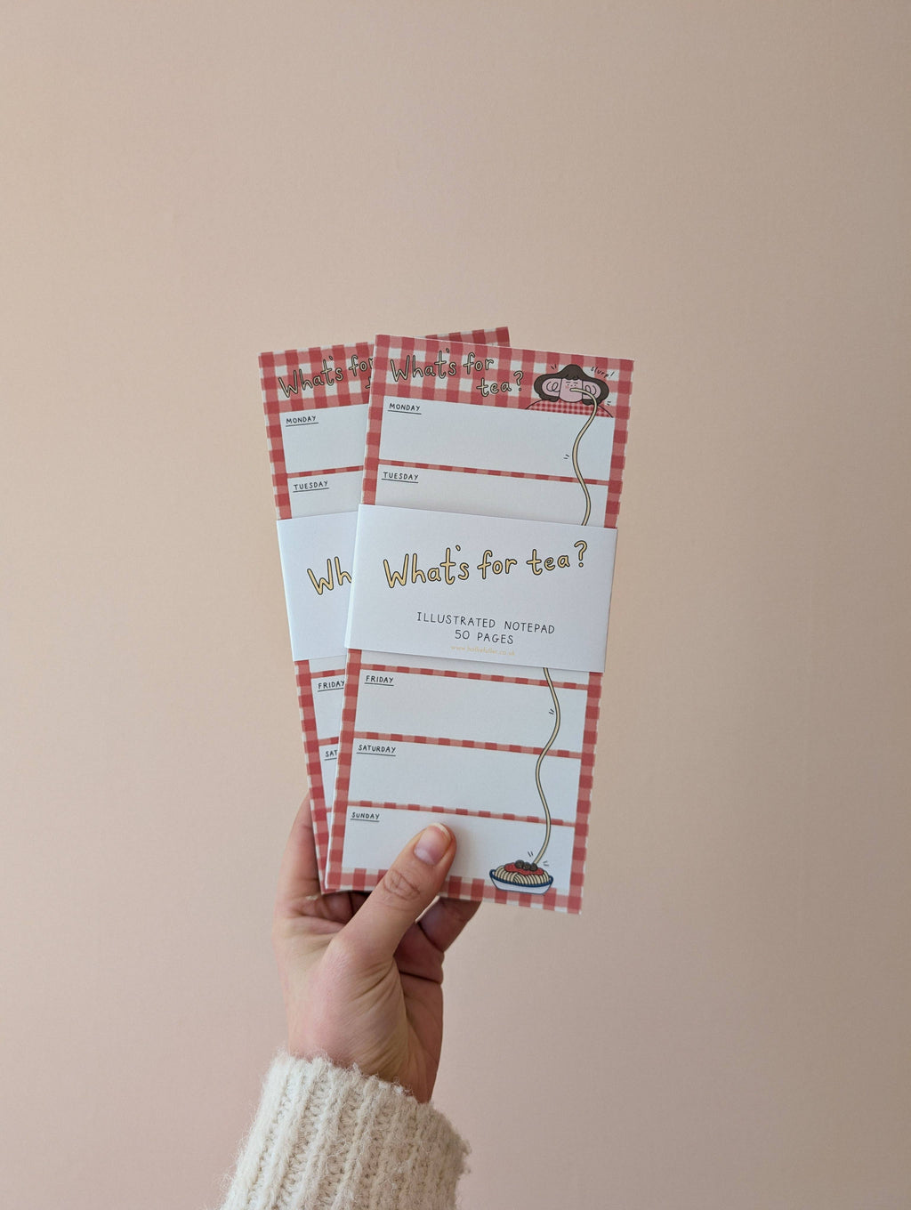 What's for Tea? Illustrated Note Pad