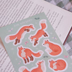 Foxes Sticker Sheet