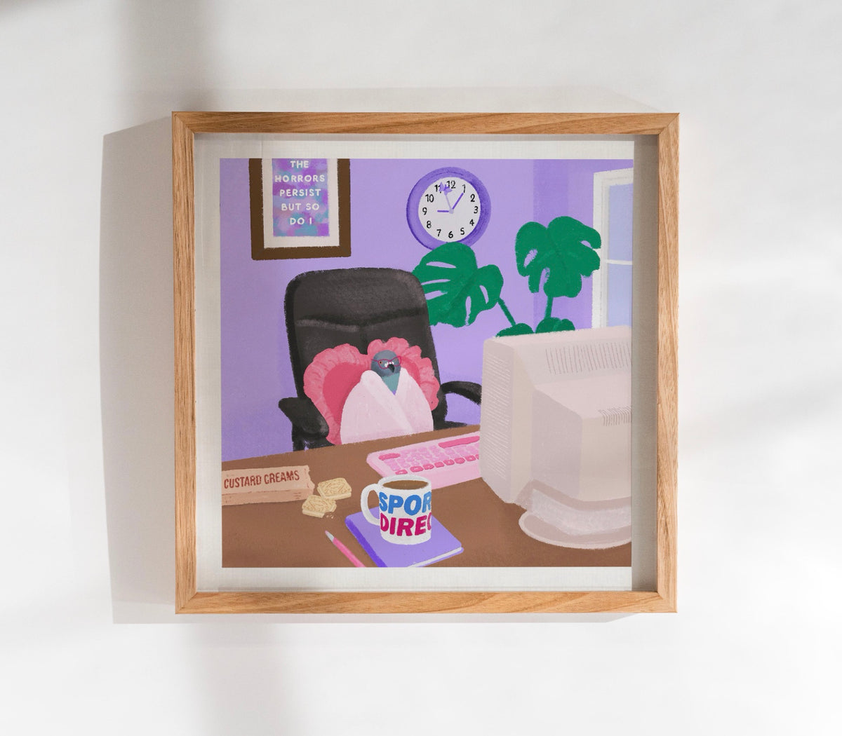 Self Care Pigeon Print