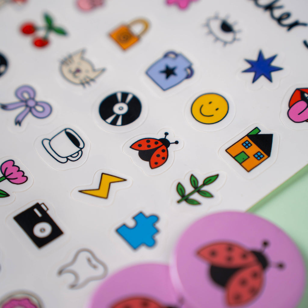 A5 Mini Doodle Sticker Sheet
