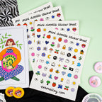 A5 Mini Doodle Sticker Sheet