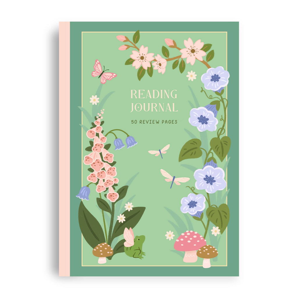 Whimsical Reading Journal Book Review Notebook