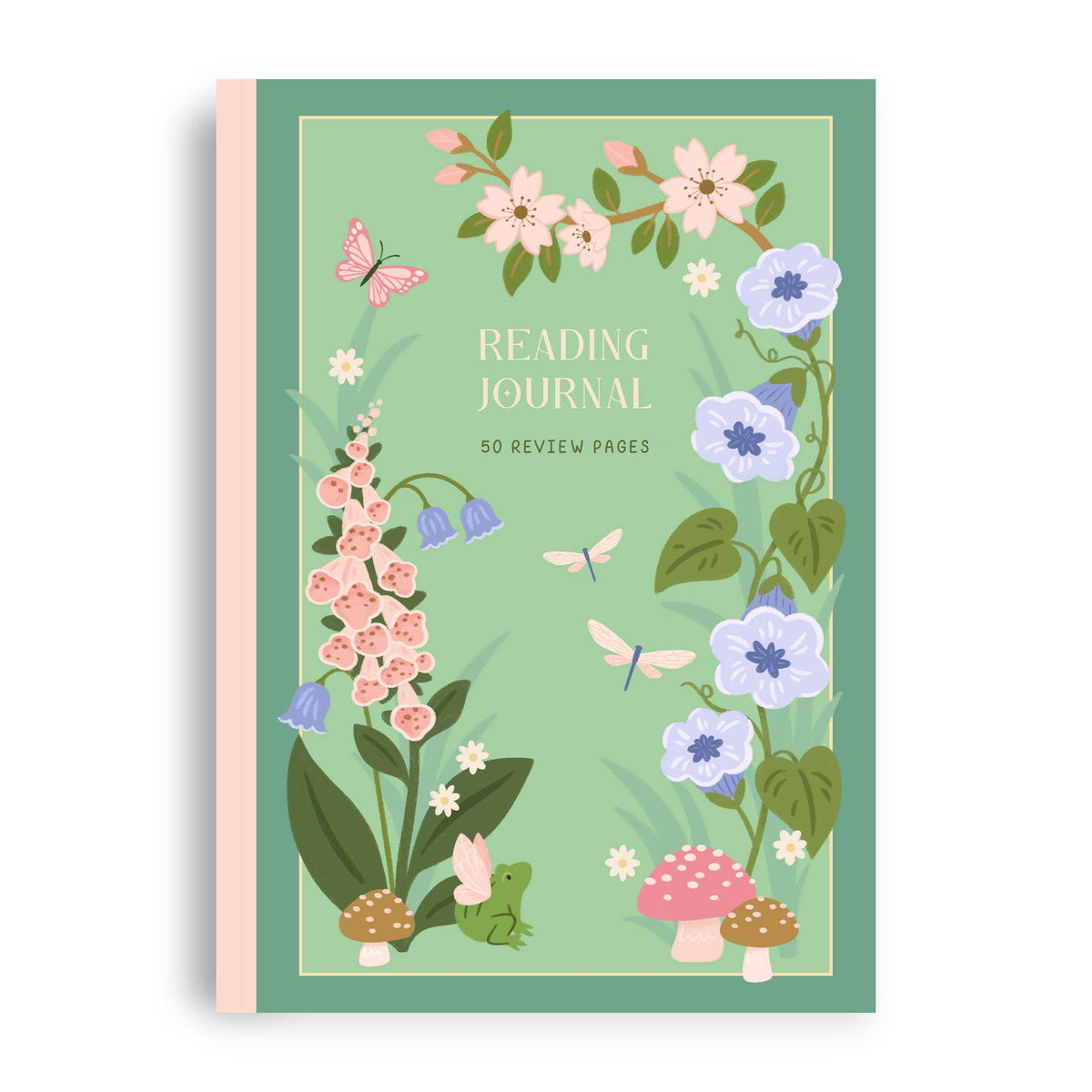 Whimsical Reading Journal Book Review Notebook