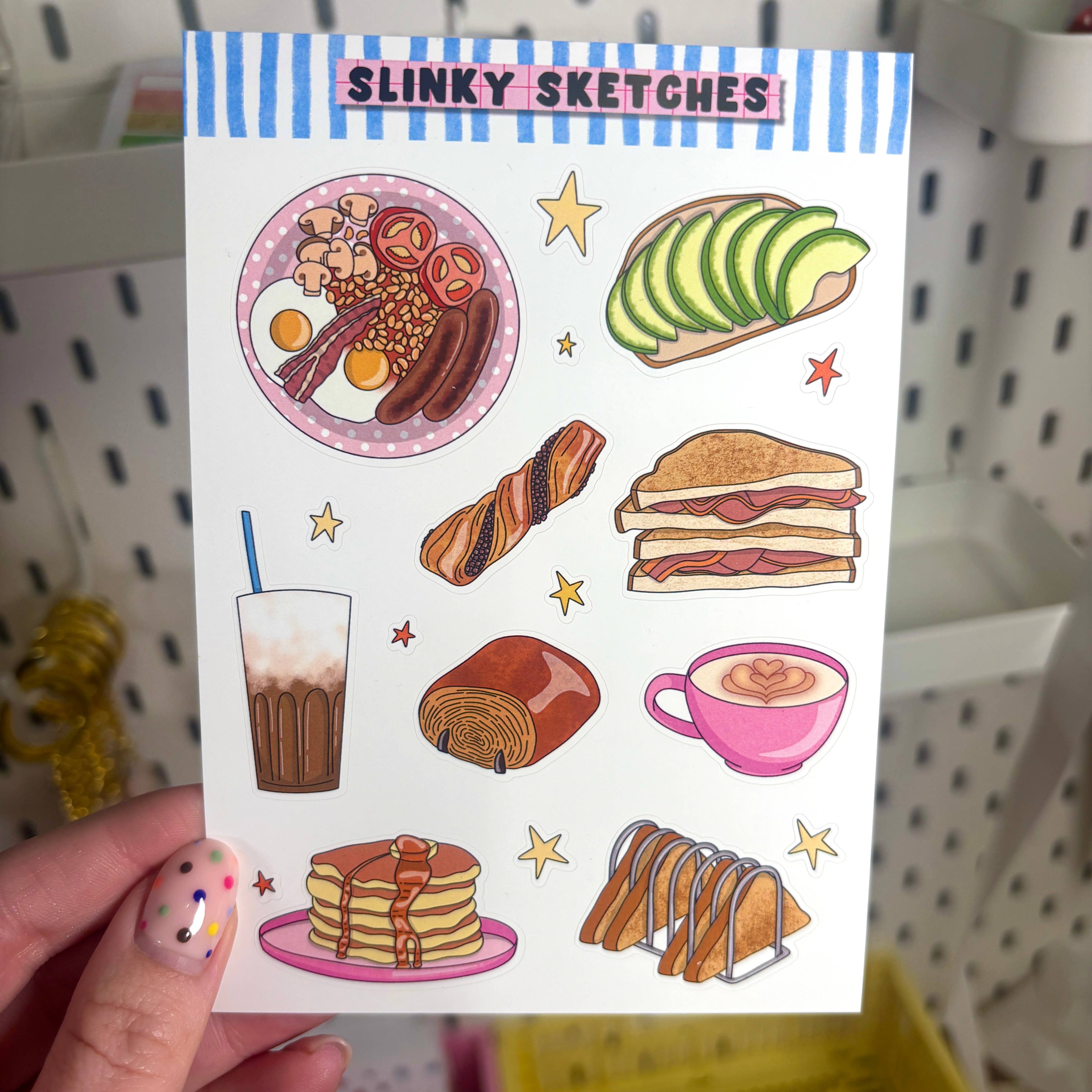 Brunch A6 Matte Sticker Sheet