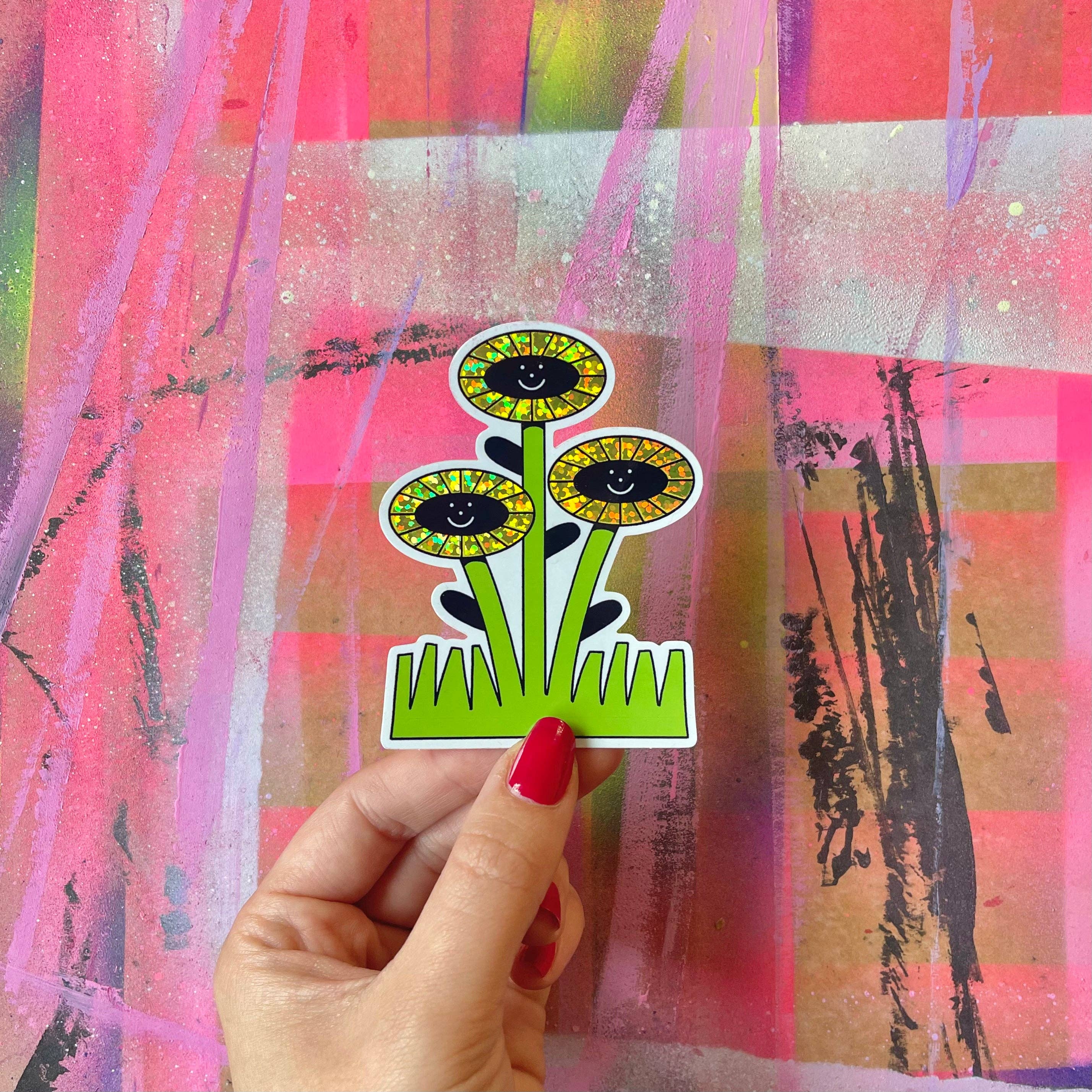 SUNFLOWERS STICKER