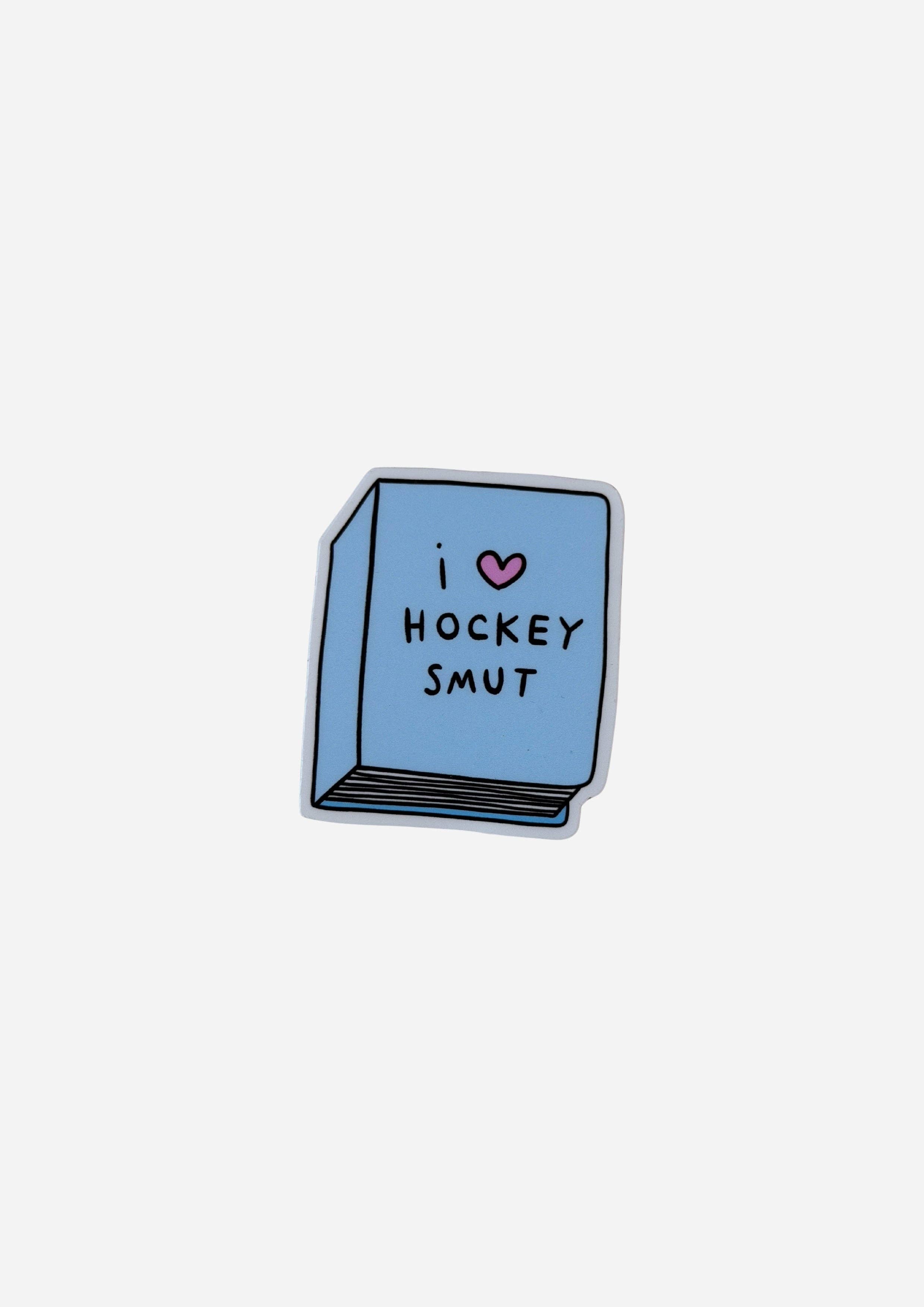 I ♥︎ Hockey Smut Vinyl Sticker