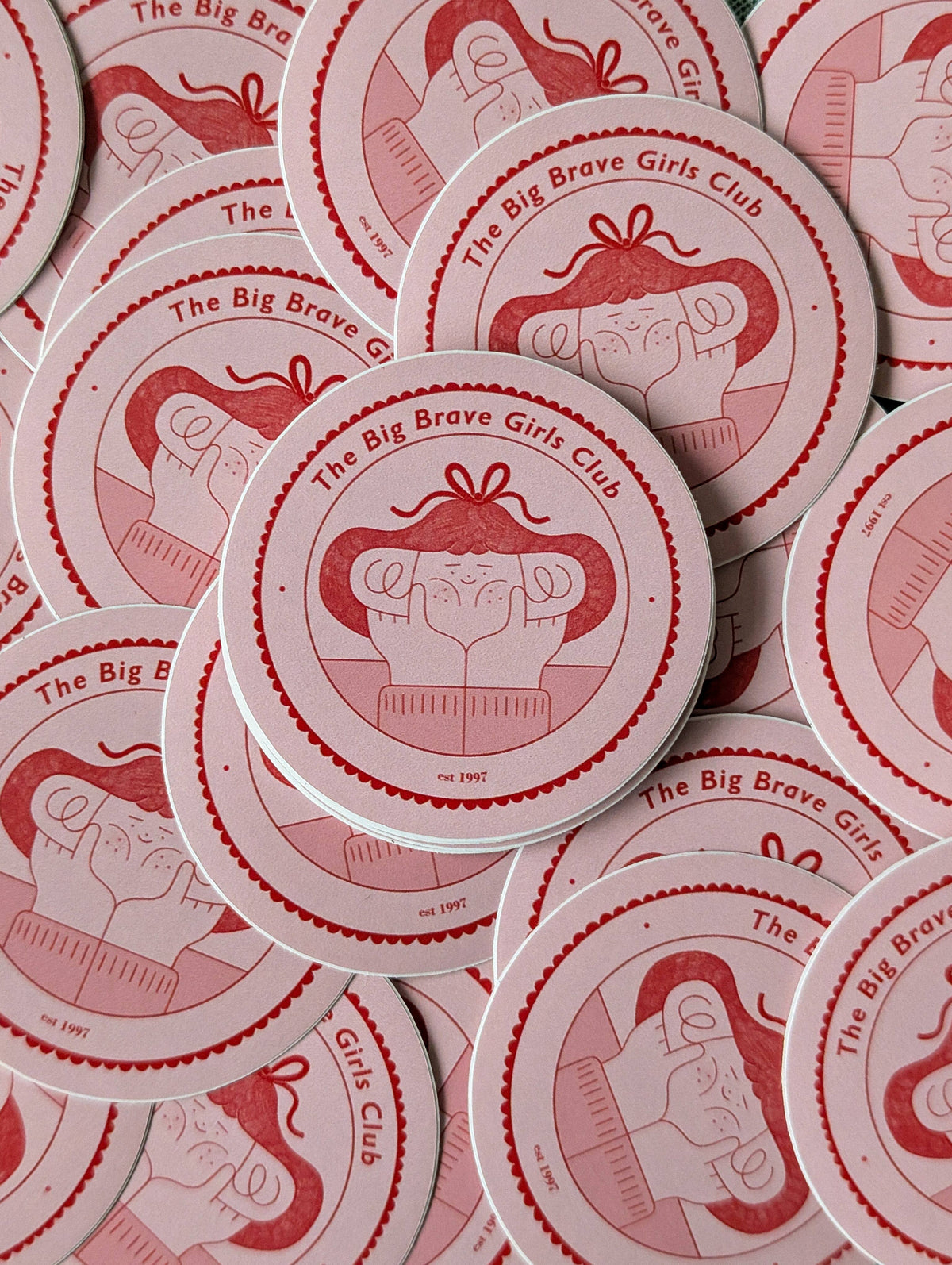 Big Brave Girls Club Sticker