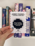Sorry I'm Busy Kindle & Phone Grip