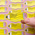 Anxious Artist Vinyl Sticker