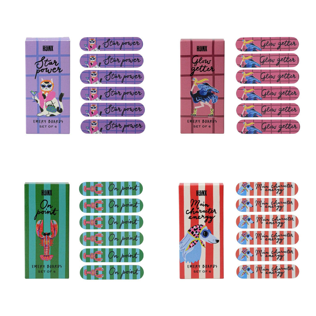 Nail Files - Emery Boards (Set of 6)
