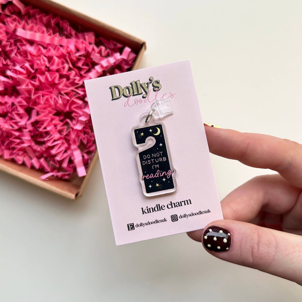 Kindle Charm - Do Not Disturb Book Club Reading Gift