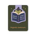 Hocus Pocus Frog Magnetic Bookmark
