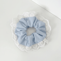 Scrunchie - Powder Blue Hearts