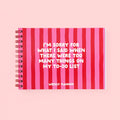 A6 Ringbound Week Planner - Pink & Red