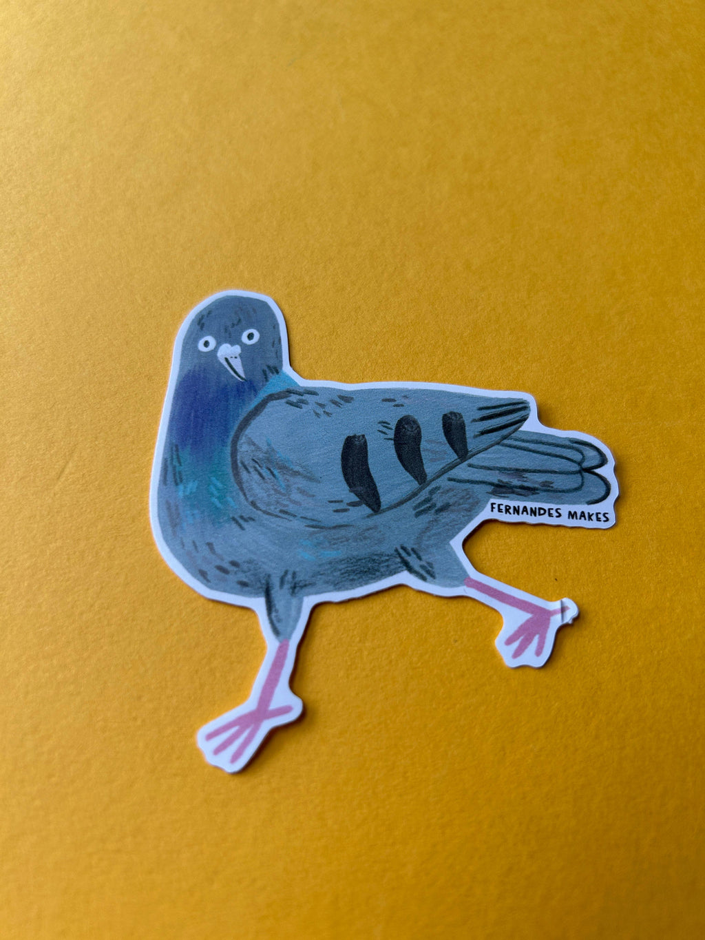 Paprika The Pigeon Vinyl Sticker