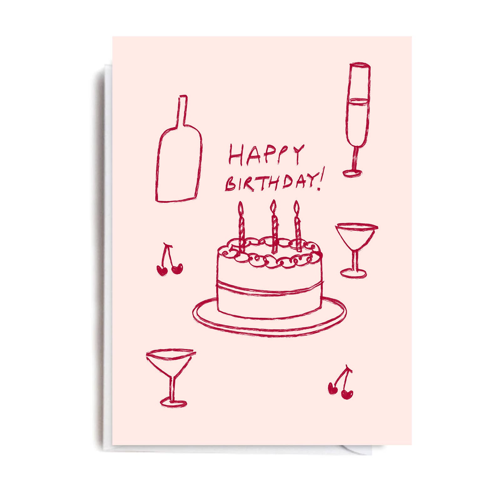 Happy Birthday Cake Card