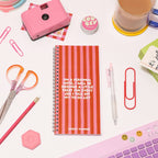 Ringbound Week Planner - Pink & Orange