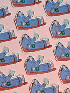 I Am Very Busy Sticker