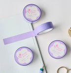 Purple Grid Washi Tape