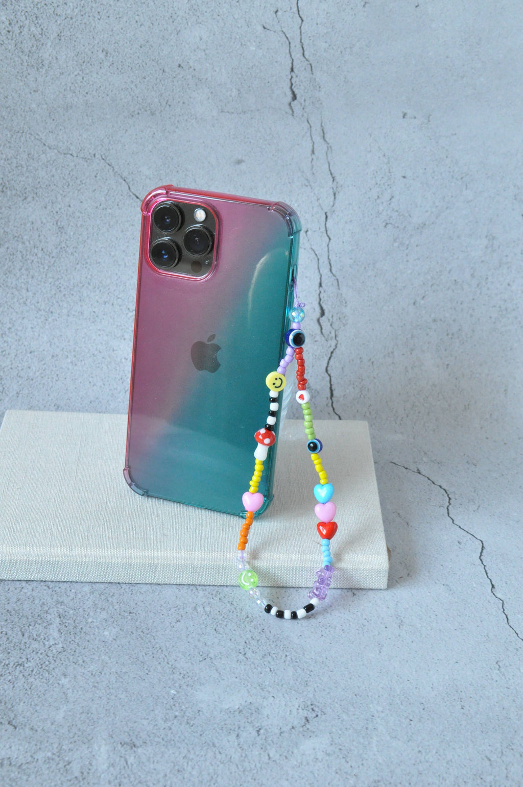 Shroom Beaded Phone Charm | Bag Charm