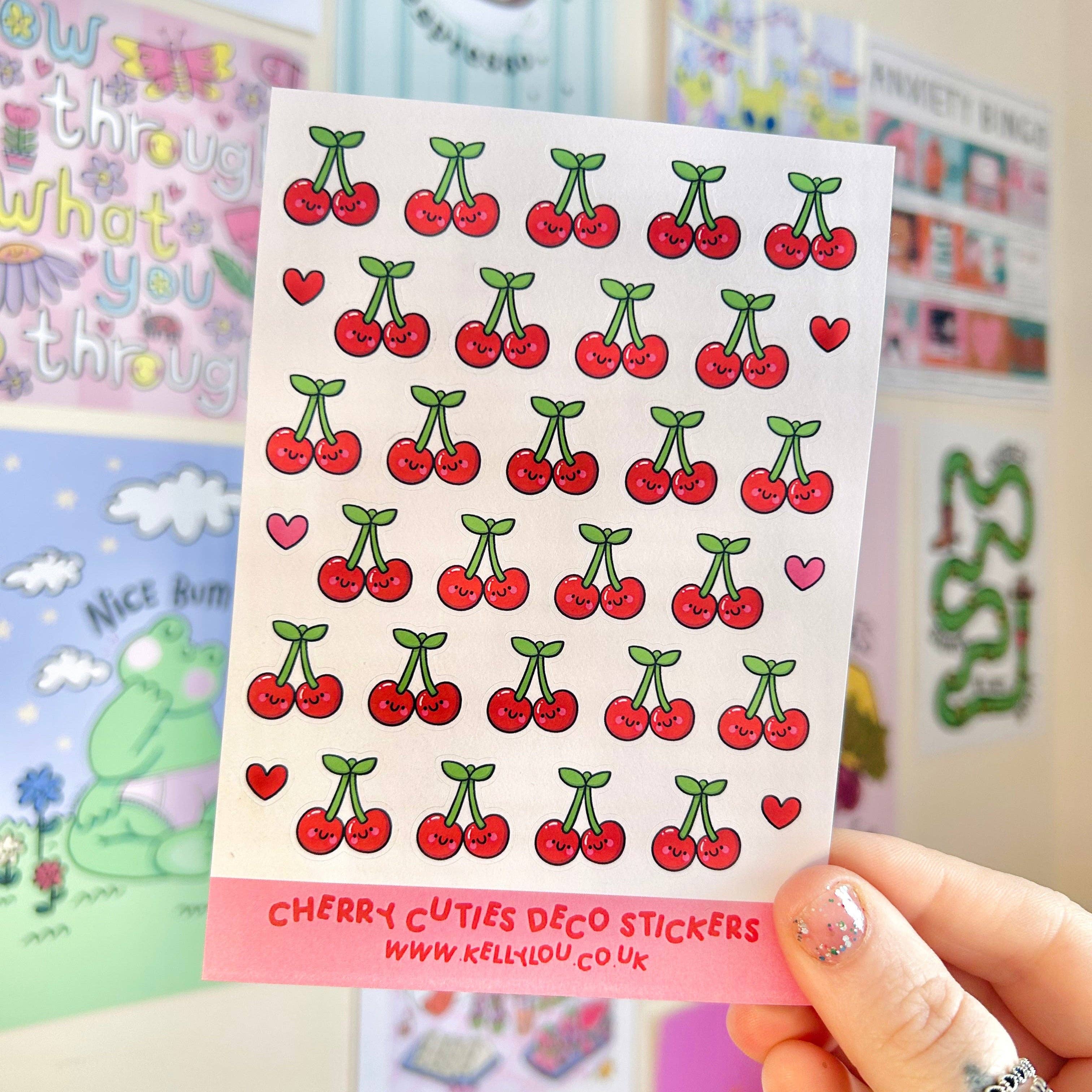 Cherry Cuties - Deco Sticker Sheet