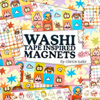 Washi Tape Inspired Magnets