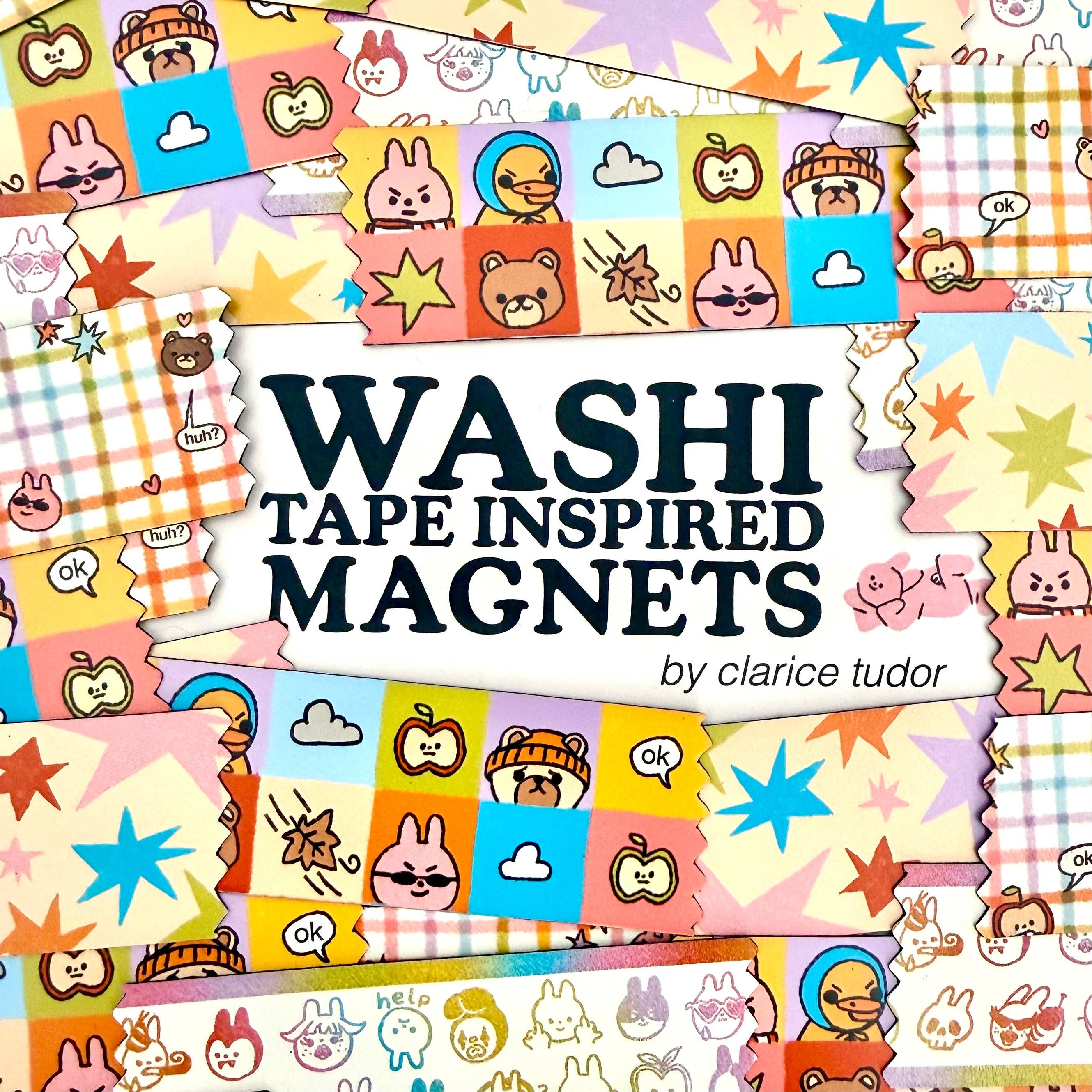Washi Tape Inspired Magnets