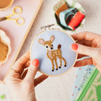 Beginner Baby Deer Fawn Cross Stitch Kit