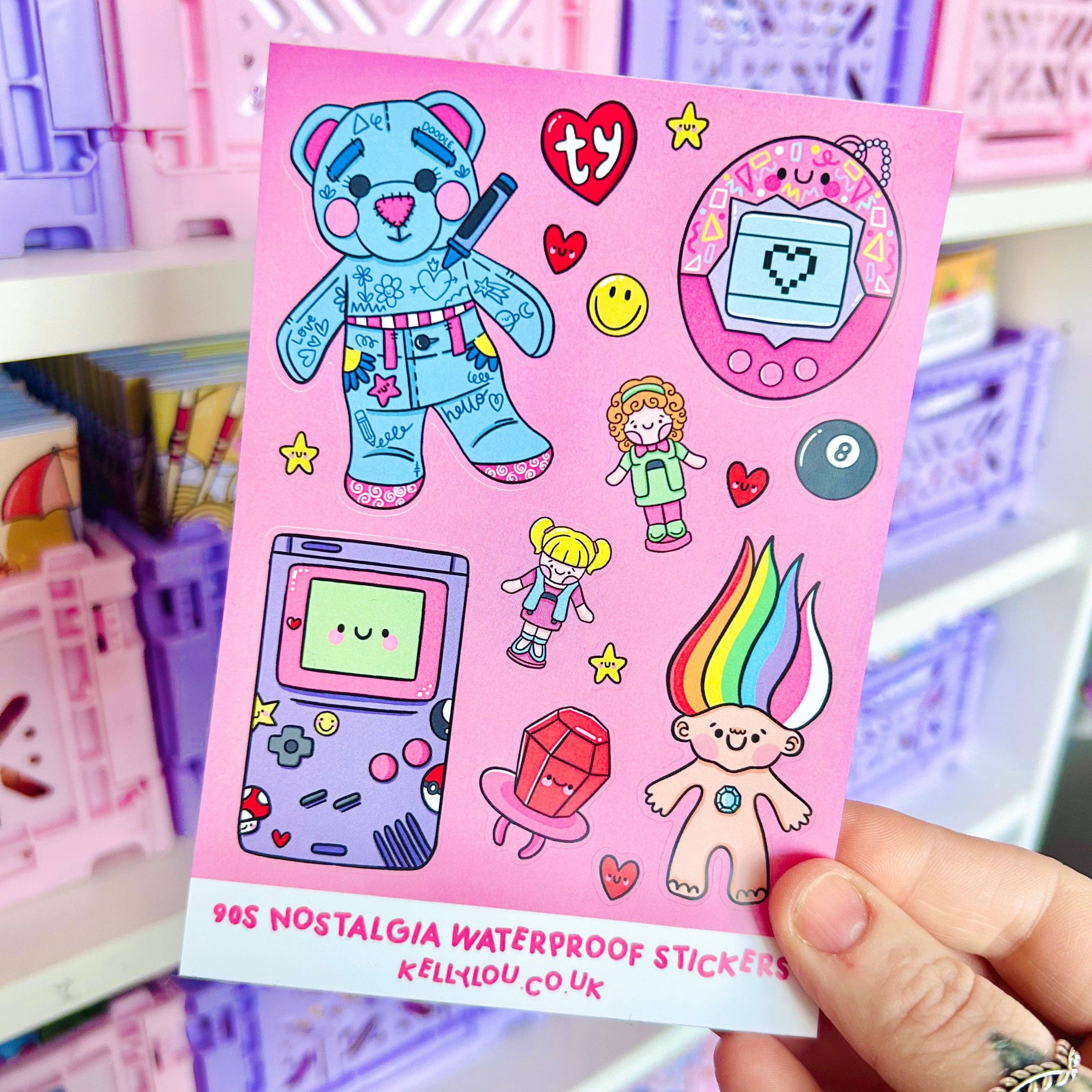 90s Nostalgia - Vinyl Sticker Sheet