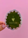 I love Matcha Vinyl Sticker