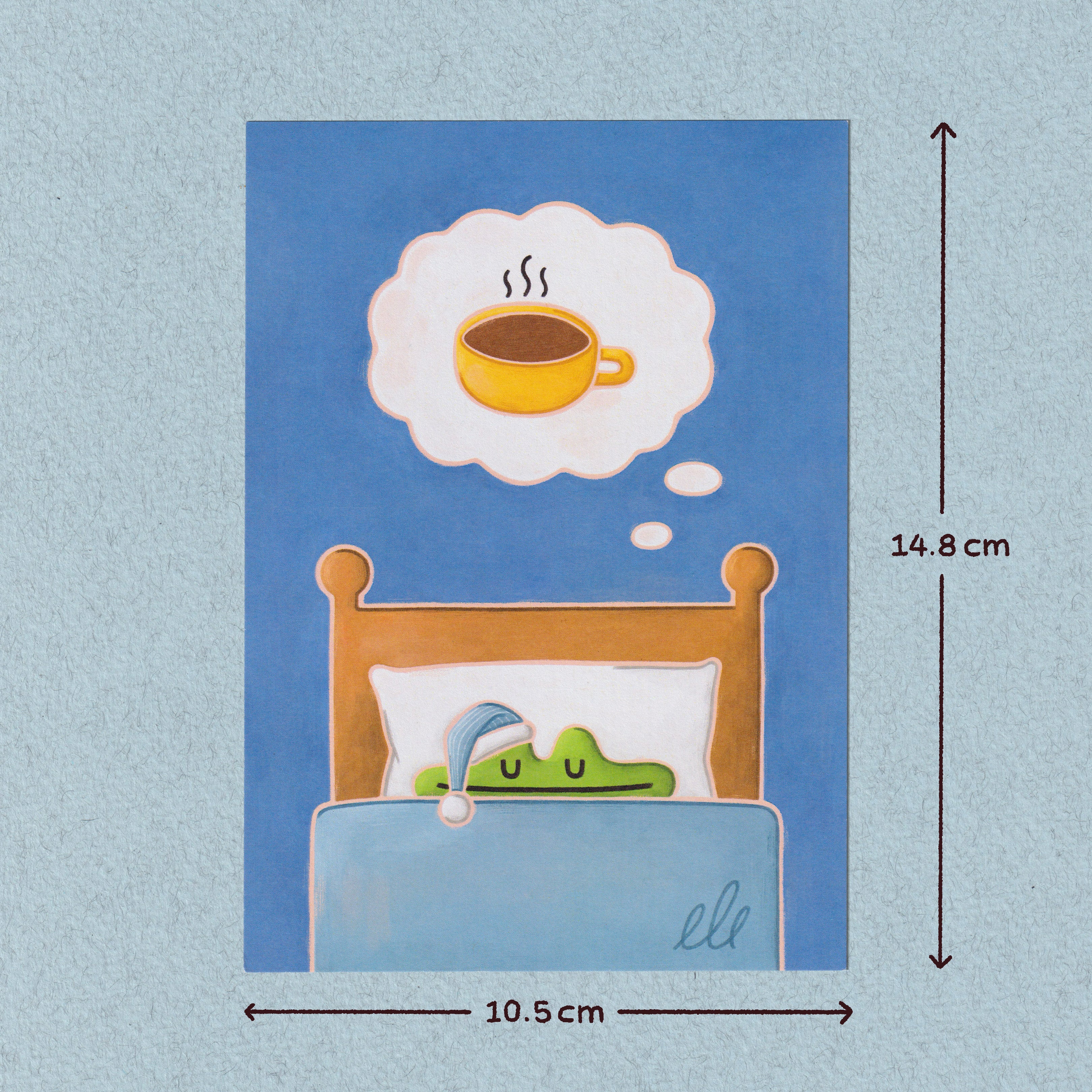 Coffee Dreaming Postcard