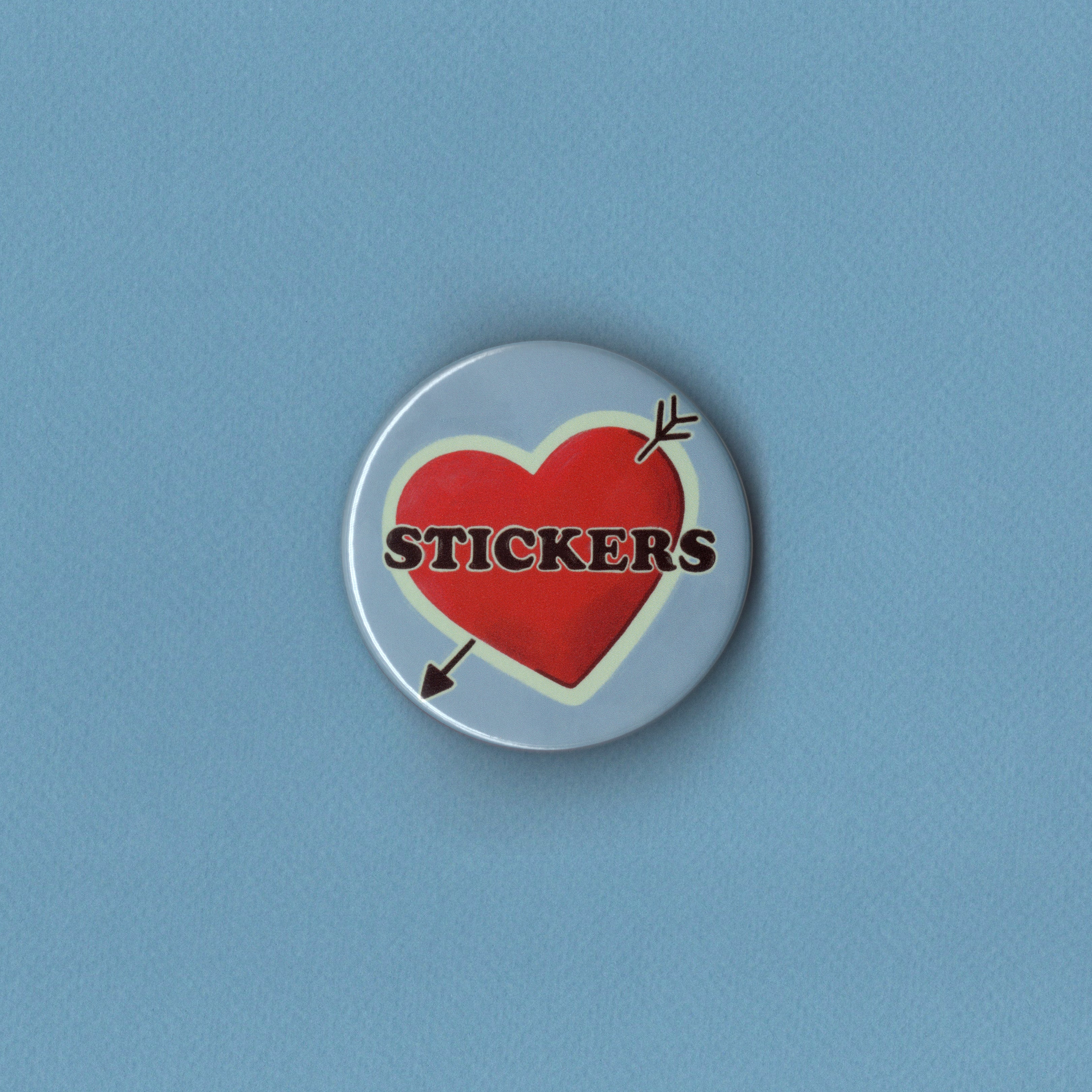 <3 Stickers Badge