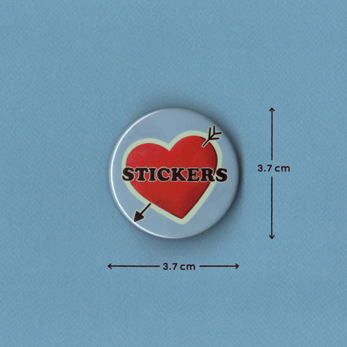 <3 Stickers Badge